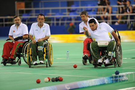 Calhas para BC3 e bolinhas de Bocha Adaptada