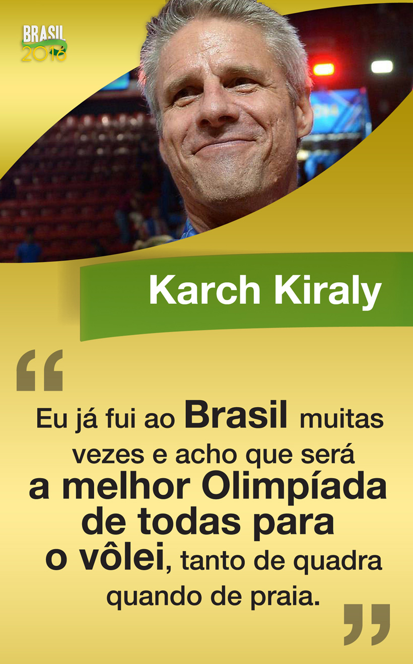 Ex-jogador, Karch Kiraly consegue medalha inédita no vôlei pelos EUA