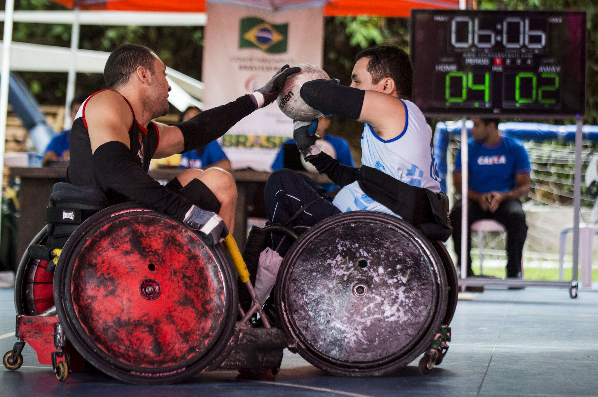 Brasil garante vaga inédita em Mundial de Rugby em cadeira de