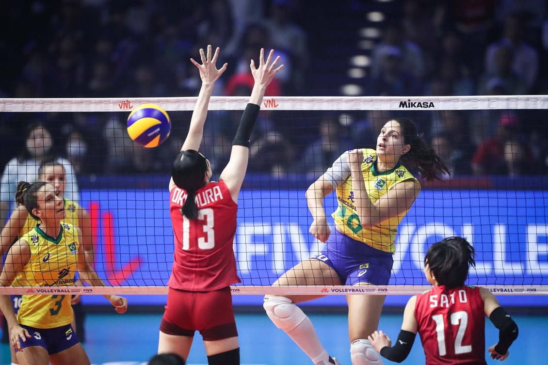 Vôlei Feminino: Brasileiras voltam a vencer Japão em amistoso