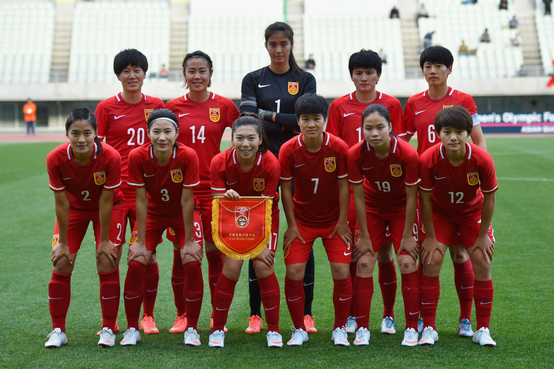 Seleção chinesa de futebol feminino se prepara para o primeiro jogo olímpico  contra Brasil_