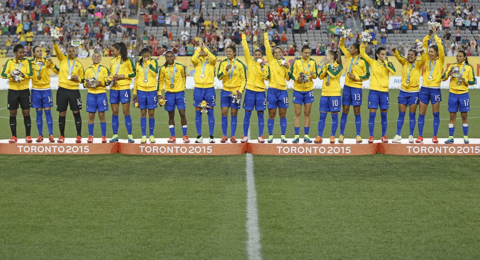 Chamada da FINAL DO FUTEBOL FEMININO nos JOGOS PAN-AMERICANOS RIO