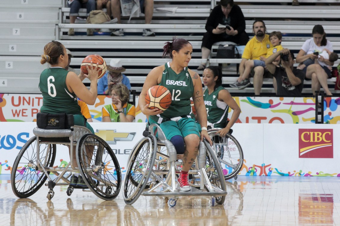 Brasil vence a Argentina no basquete em cadeira de rodas feminino