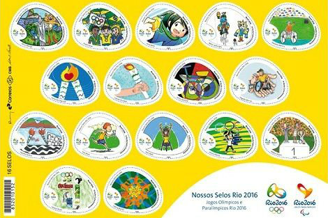 Nossos Selos Rio 2016 Jogos Olímpicos e Paralímpicos - ColeçãoVirtual