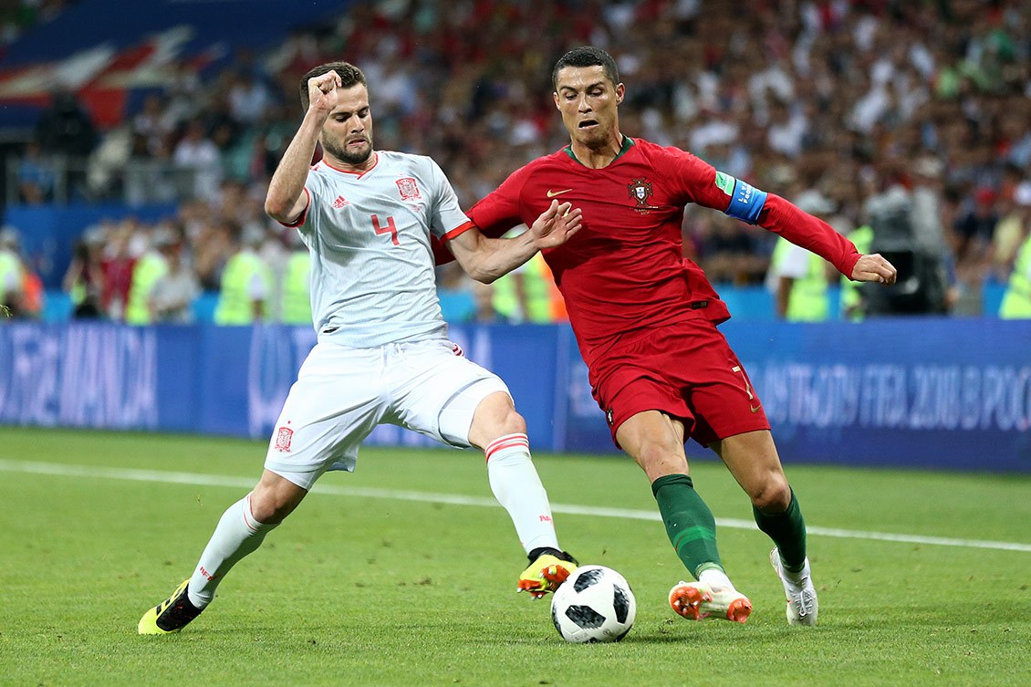 Cristiano Ronaldo marca três vezes e dá empate a Portugal contra Espanha na  Copa do Mundo, Esportes