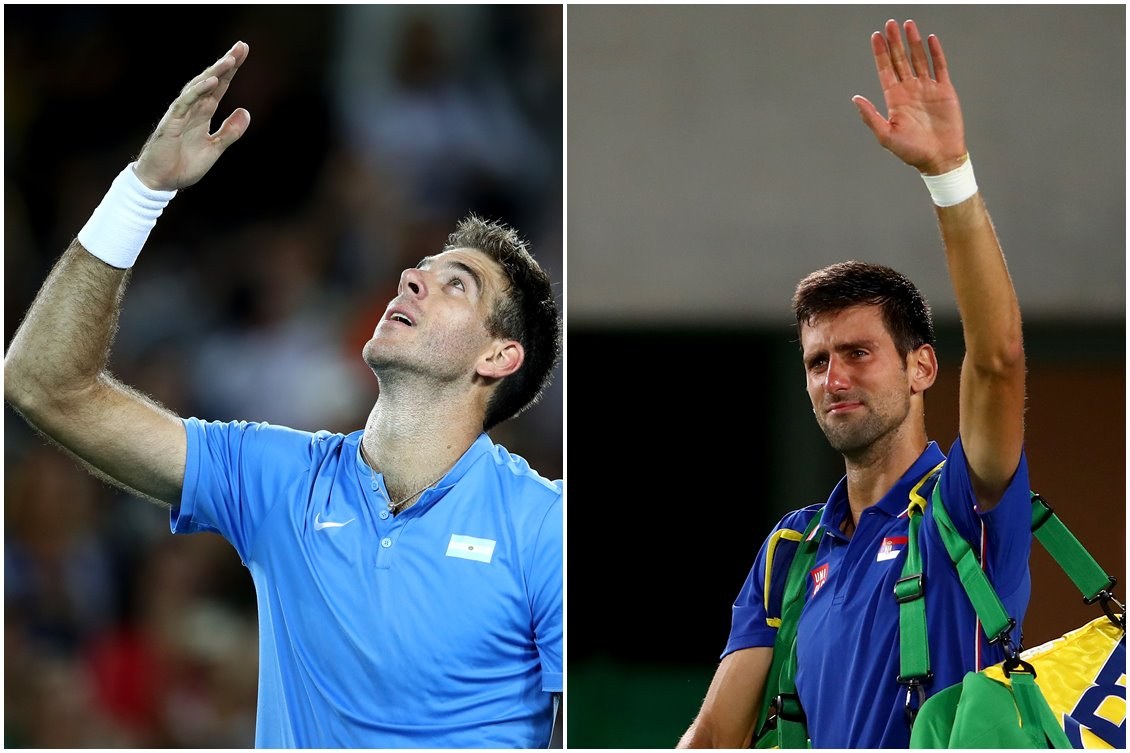 Em duelo de gigantes no tênis, Djokovic é eliminado do Rio 2016 por Del  Potro — Rede do Esporte