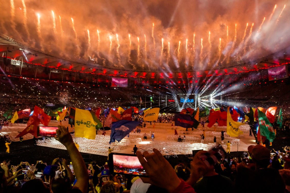 Festa de cores, música e emoção encerra, no Maracanã, os Jogos Olímpicos do  Rio — Rede do Esporte
