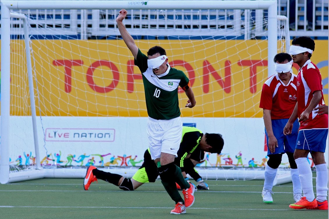 Brasil goleia Chile e garante futebol de cegos no Parapan-23