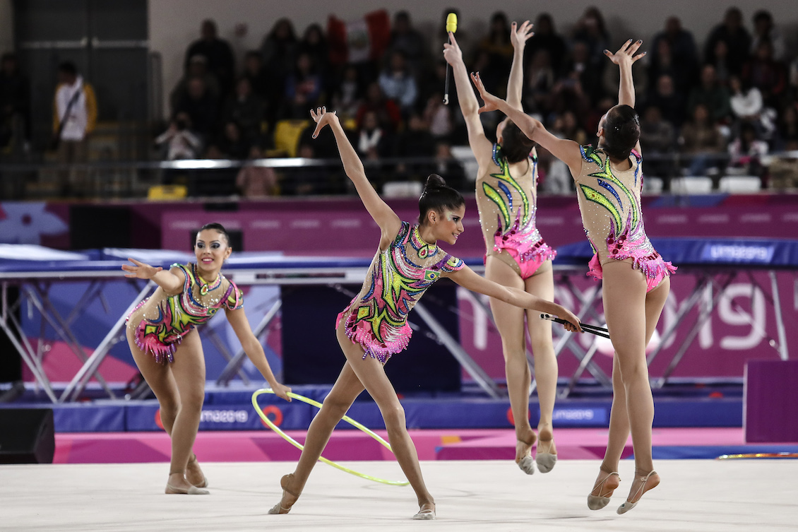 Brasil conquista ouro e prata na ginástica rítmica nos Jogos Pan