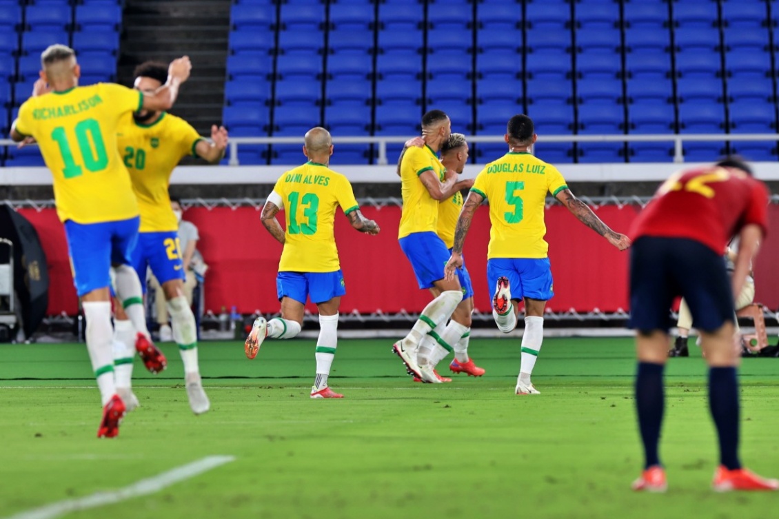 É OURO! Brasil vence a Espanha na prorrogação e se torna bi olímpico no  futebol, Olimpíadas