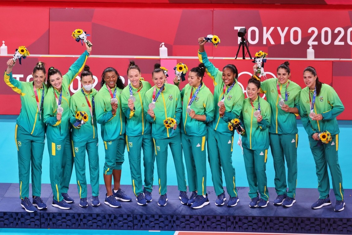 Seleção feminina de vôlei fica com a medalha de prata no Campeonato Mundial  — Rede do Esporte