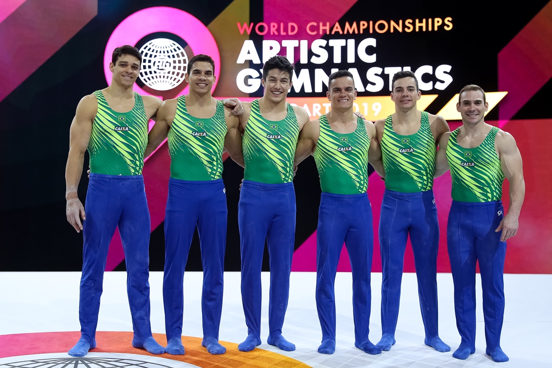 Equipe masculina do Brasil abre Mundial de ginástica artística