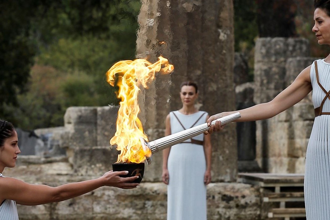 Tocha Olimpica Sera Acesa Em Olimpia Na Grecia Sem Presenca De Publico Rede Do Esporte